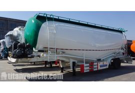 3 Axle 35CBM Bulk Cement Tanker Trailer will be finished and package on August 21th