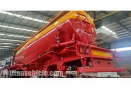 2 Axle 30CBM Bulk Cement Tanker Trailer Will be send to Zimbabwe 