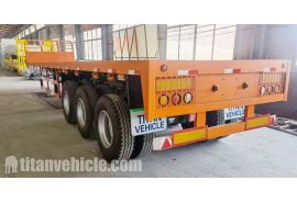 Triple Axle Flatbed Trailer will be sent to Ghana