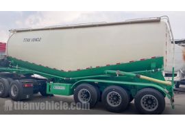 Tri Axle 40CBM Pneumatic Dry Bulk Trailer for Sale in Philippine Manila