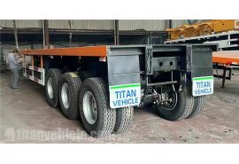 40 ft Flatbed Trailer has beed sent to United Arab Emirates