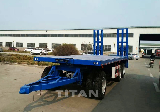 lowbed drawbar trailer