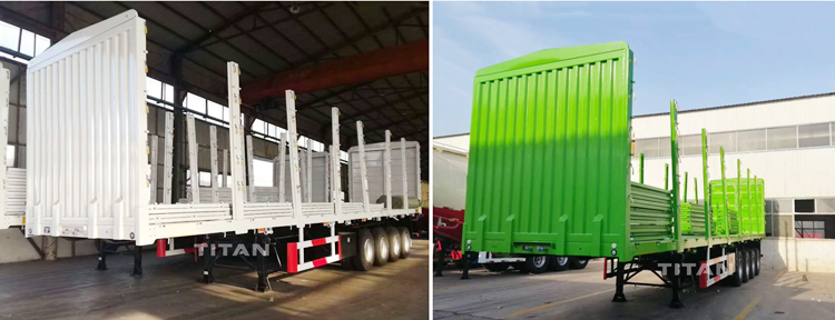 4 axle fence cargo trailer