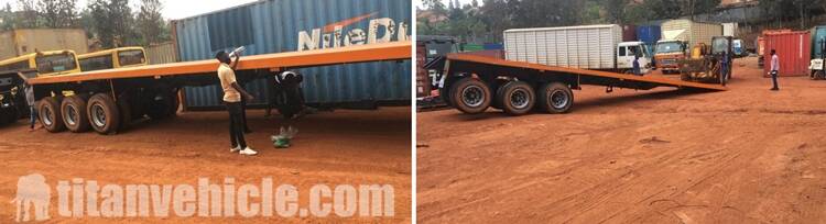 40Ft Container Semi Trailer In Rwanda