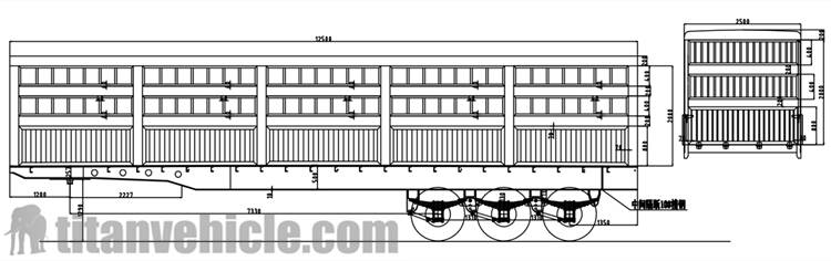 Drawing of Fence Trailer Manufacturer