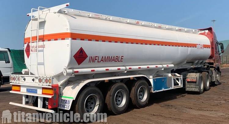 Tri Axle Fuel Tanker Trailer For Sale In Kenya