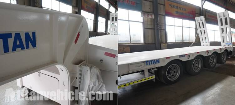 Detail of Low Loader Trailer for Sale