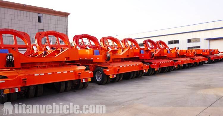 Factory completed of Windmill Blade Adapter Transport Trailer