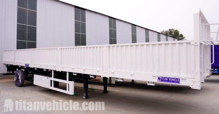 3 Axle Drop Side Trailer Price Manufacturer