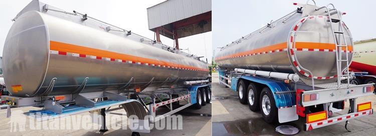 Tri Axle Aluminum Tanker Trailer for Sale Price