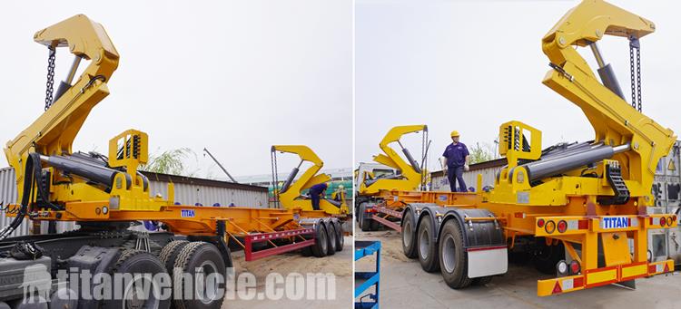 20/40Ft Side Lifter Trailer for Sale Manufacturer