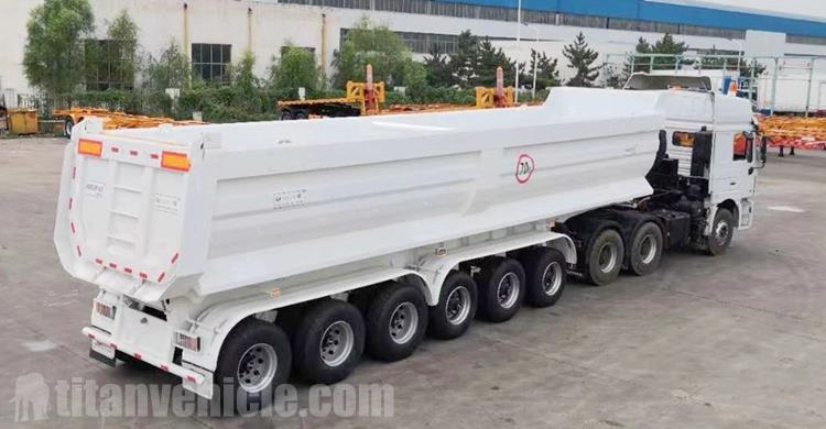 80 Ton Dump Trailer for Sale Manufacturer