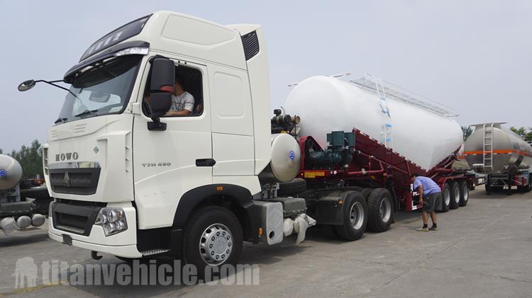 Cement Bulker Tanker Trailer for Sale Price