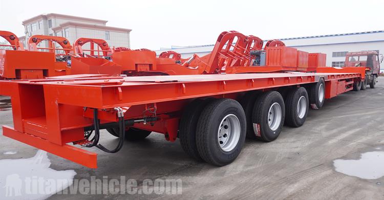 50M Extendable Wind Blade Trailer for Sale In Chile