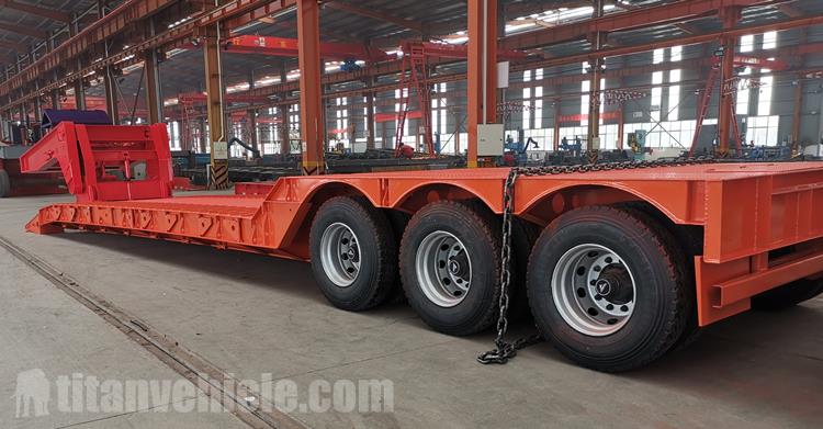 80 Ton Hydraulic Detachable Gooseneck Trailer for Sale In Cote d'Ivoire