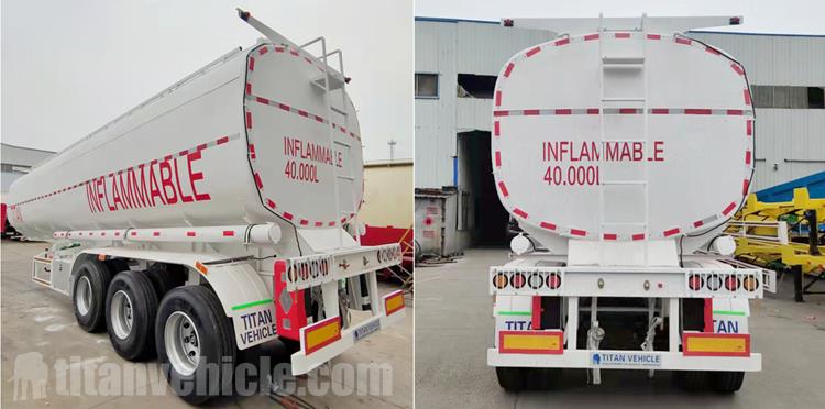 40000L Oil Tanker Trailer for Sale In Benin