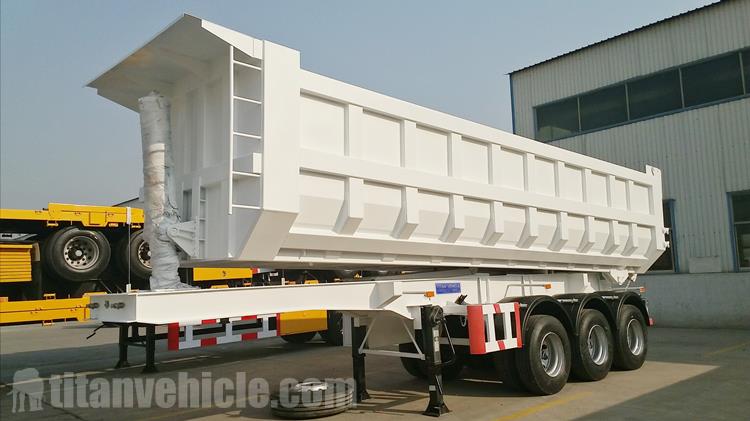 Tri Axle 33CBM Semi Tipper Trailer for Sale In Uganda