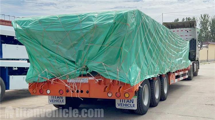 80T Low Bed Trailer Price for Sale In Mombasa, Kenya