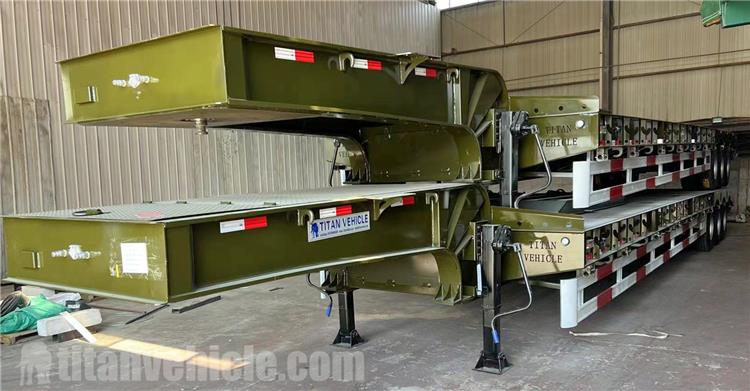 3 Axle 80 Ton Low Loader Trailer for Sale In Sierra Leone