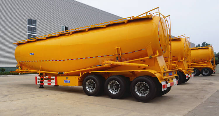 3 Axle 55cbm Bulk Cement Trailer