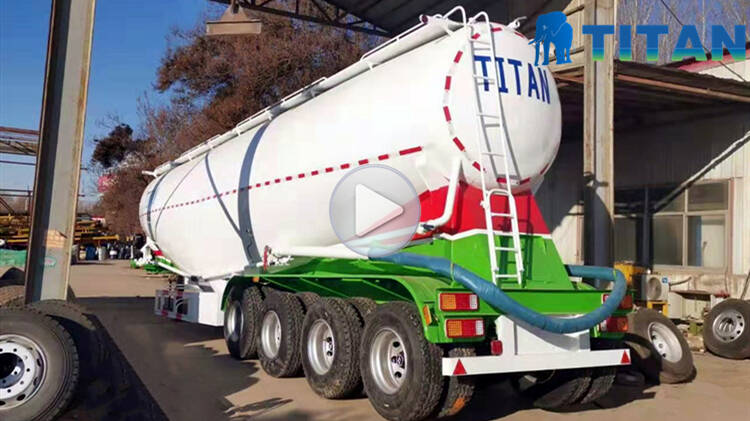 4 Axle 65cbm Dry Bulk Tanker Trailer